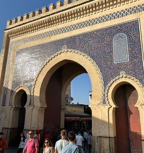De toegangspoort van de medina in Fez