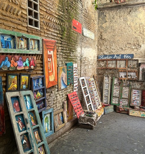 Wandelen door Fez in Marokko