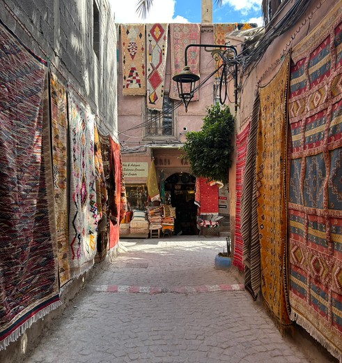 Kleurrijke straatjes in Marrakech
