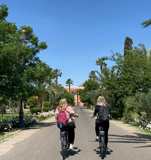 Op de fiets door Marrakech