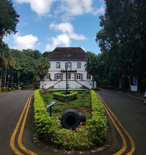 Het Mahebourg museum in de omgeving van Poste Lafayette, Mauritius