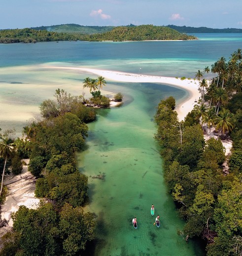 Strandverblijf op Mentawai, Indonesië