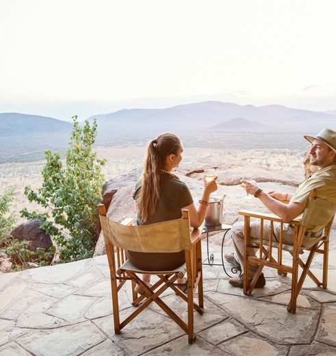 Romantiek bij Mount Kenya, Kenia