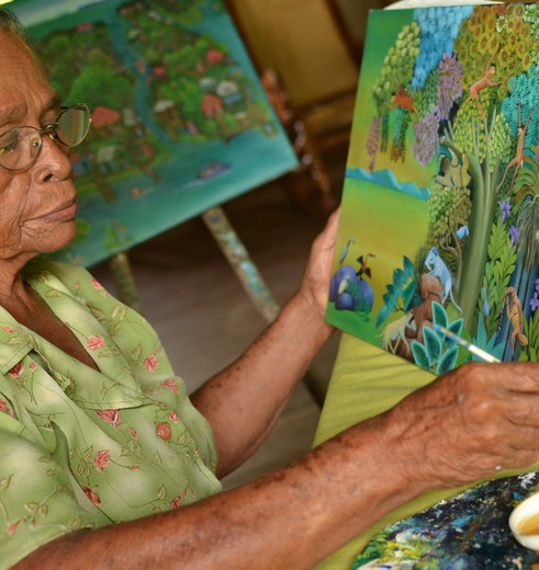 Nicaragua-Solentiname-Schilderkunst Nicaragua-Solentiname-Schilderkunst
