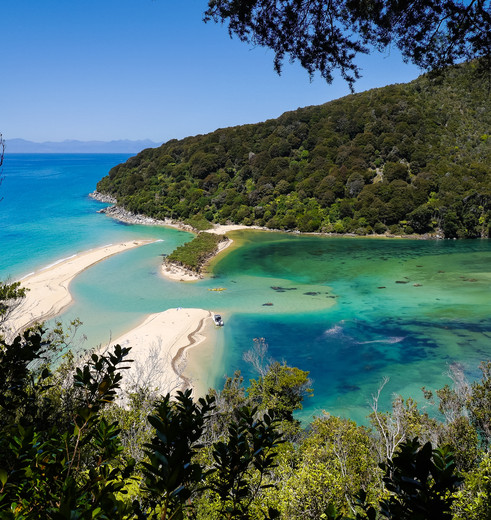 Uitzicht Abel Tasman, Nieuw-Zeeland