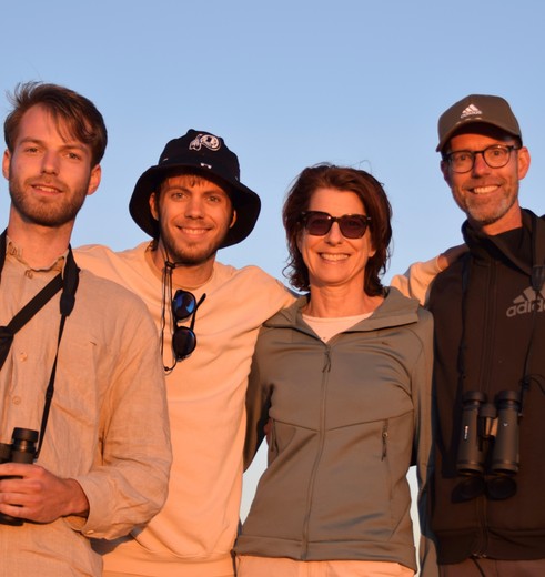 Femke en Jan Wolter reisden naar Namibië in 2023