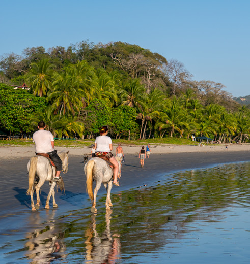 Paardrijden in Samara, Costa Rica