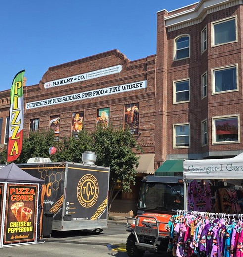 Wildwest in Mainstreet Pendleton, USA