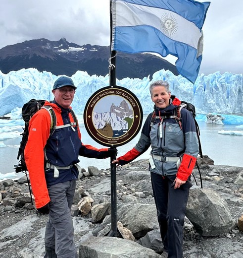 Peter en Hannie reisden in 2024 naar Patagonië. 