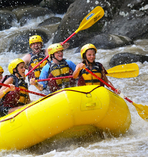 Raften op de Pacuare-rivier