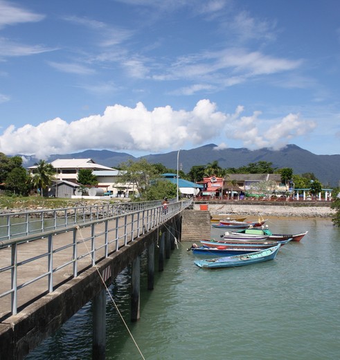 Vertrekpunt boottocht Tanjung Datu National Park