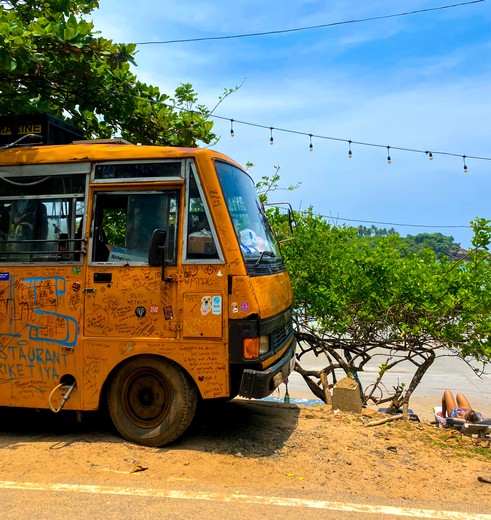 Sri Lanka Hiriketiya strandweg