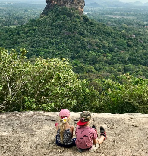 Sigiriya leeuwenrots in Sri Lanka