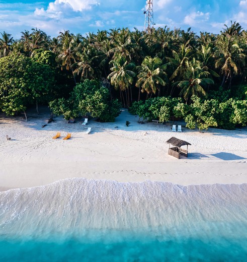 Bounty-stranden op de Malediven