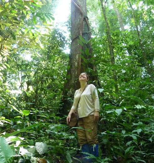 irene in Sumatra midden in de Jungle
