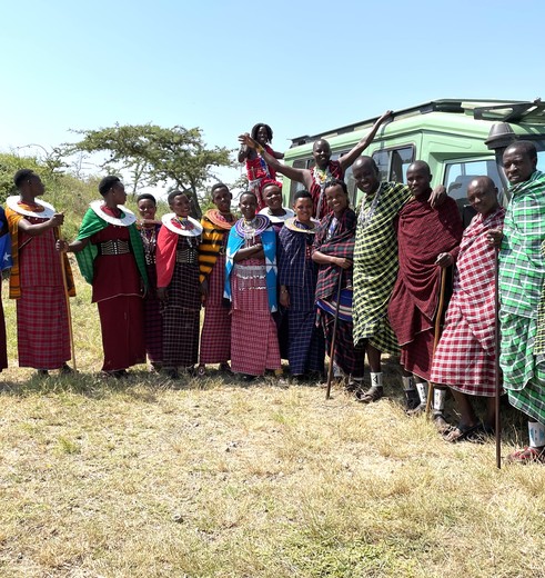 op bezoek bij de Masai, Tanzania