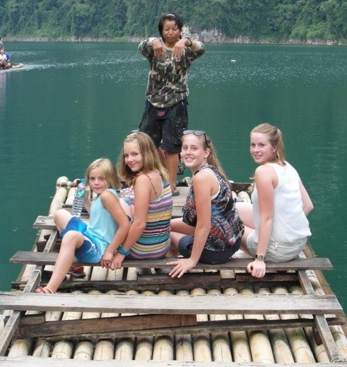 Kinderen in Khao Sok National Park