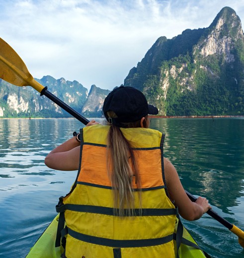 Kanovaren in Khao Sok National Park