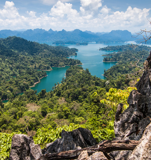 Het Khao Sok National Park in Thailand