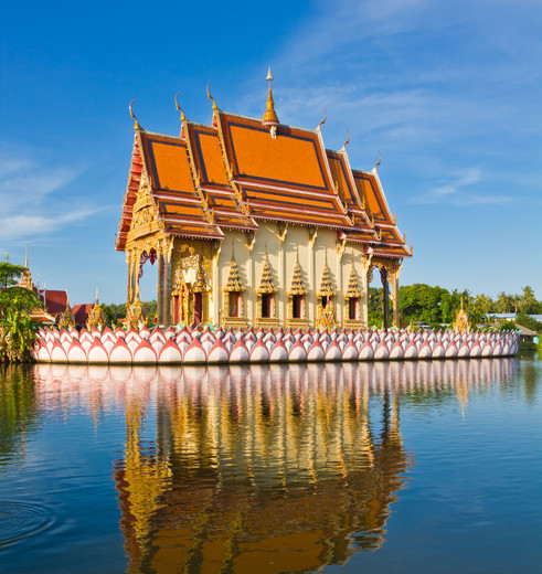 Thailand-KohSamui-tempel-water