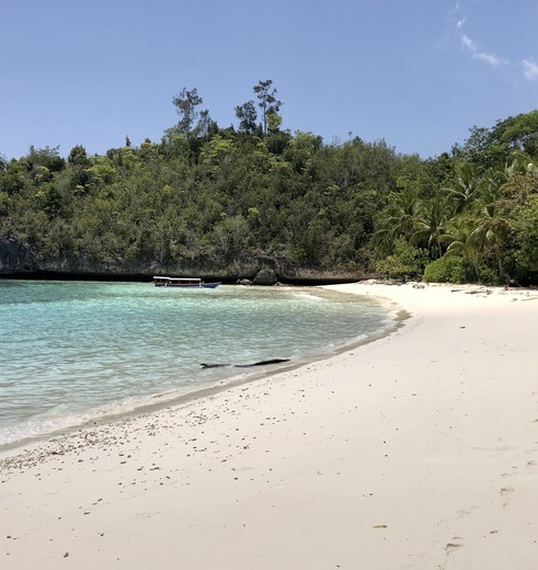 Prachtige stranden bij de Togian eilanden bij Sulawesi