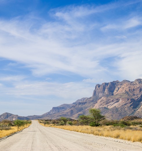 Top of the World Highway in noord-Yukon, Canada