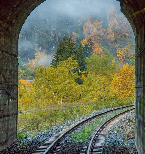 Spoortunnel in Canada