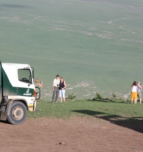 uitzicht op Ngororongoro Krater, Tanzania