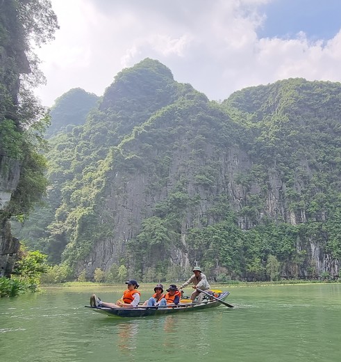 Varen bij Tam Coc