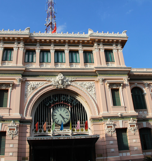 Vietnam-Ho-Chi-Minh-City-koloniaal-postkantoor