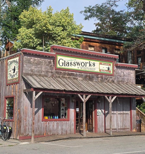 Winthrop lijkt wel het decor van een westernfilm, Noordwest-Amerika