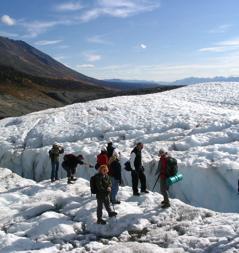 Exit Glacier in Wrangell st. Elias National Park, Alaska, Amerika