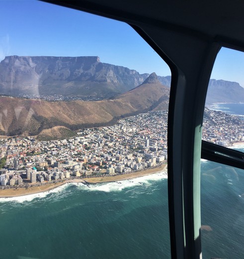 Helicoptervlucht in Kaapstad