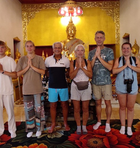 Kiki maakte met haar gezin een rondreis door Thailand in 2025