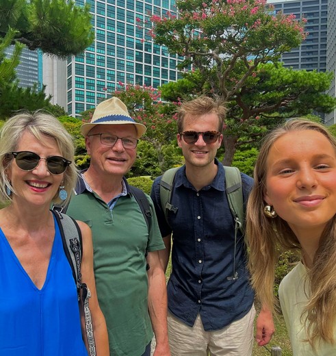 Stefaan reisde met zijn gezin in 2025 naar Japan