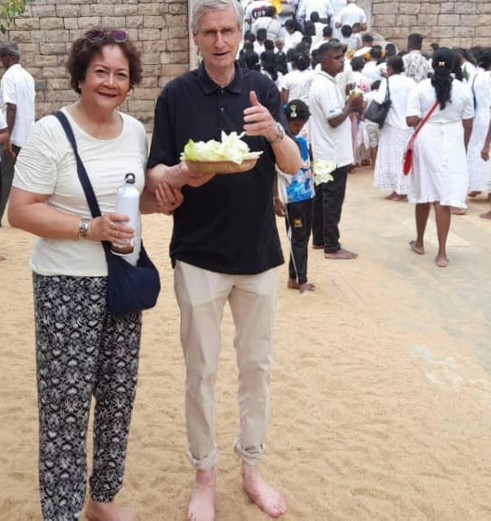 Jan en Hanny reisden in 2025 naar Sri Lanka