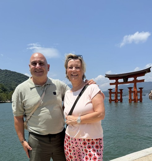 Aret en Sabine reisden in 2025 naar Japan