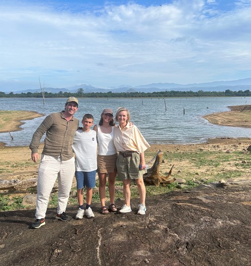 Dirk en zijn gezin reisden in 2025 naar Sri Lanka
