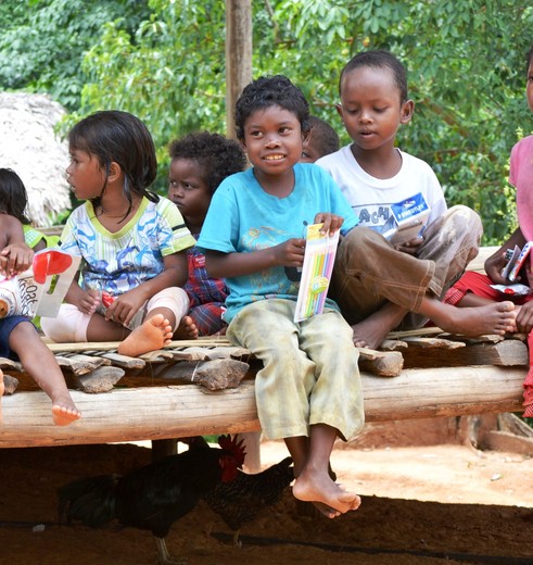 Kindjes in Belum Rainforest