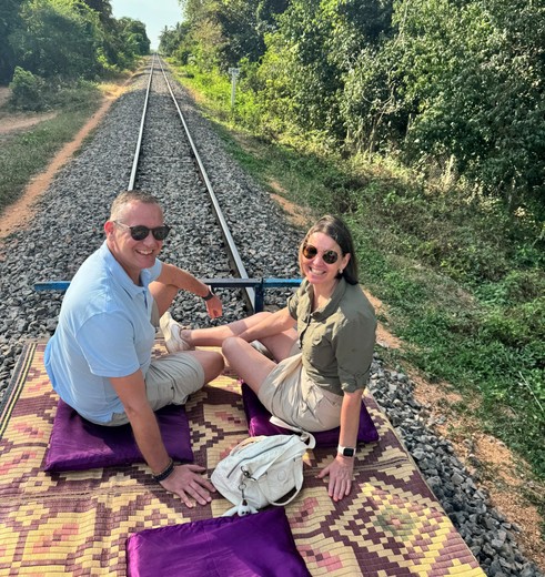 Natasja en Martijn reisden in 2025 naar Cambodja en Laos
