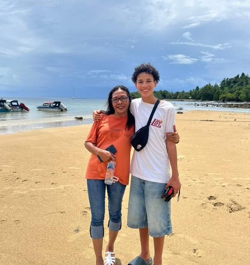 Klant Karin en haar zoon Jonathan reisden in 2024 naar de Molukken