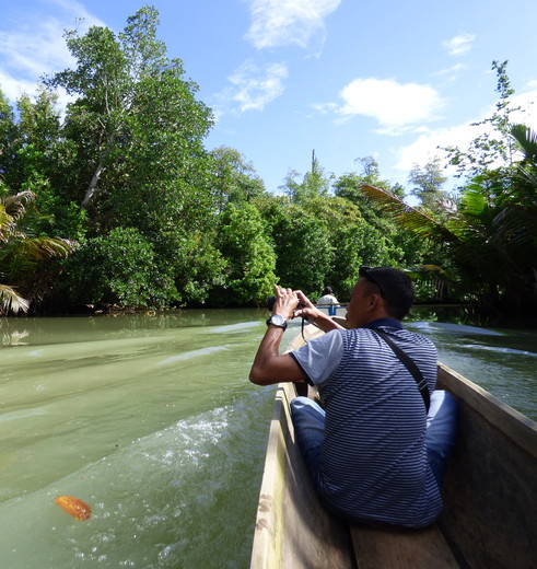 Varen door de groene jungle van Buton