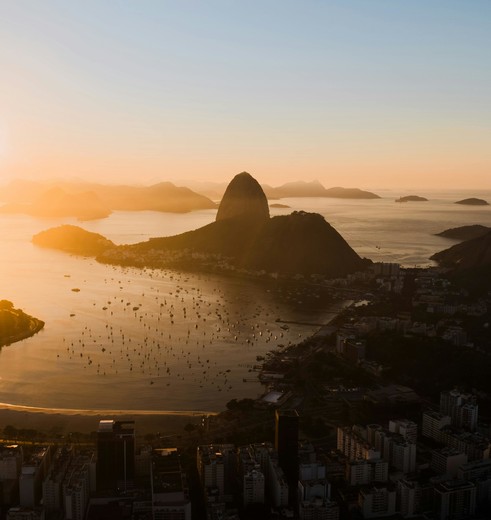 Het strand van Rio de Janeiro in Brazilië