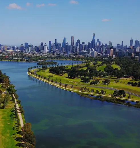 Bezoek aan de stad Melbourne