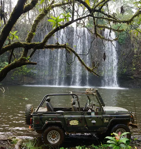 Per jeep het Bolaven Plateau verkennen, Laos