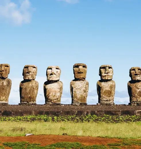 De mysterieuze beelden Rapa Nui op het afgelegen Paaseiland