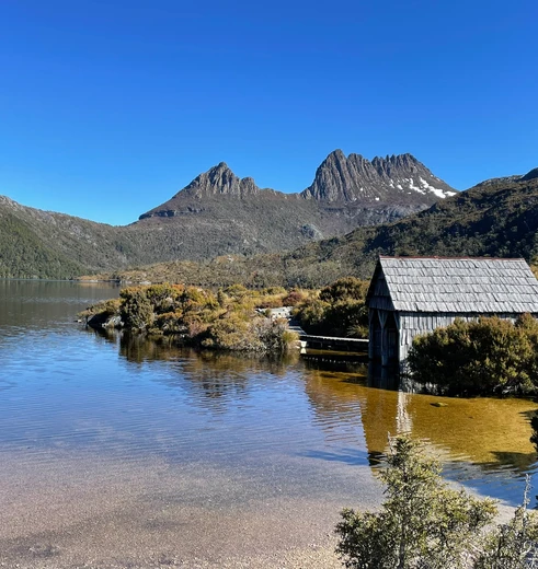 Dove L:ake Cradle Mountain N.P. Tasmanië, Australië