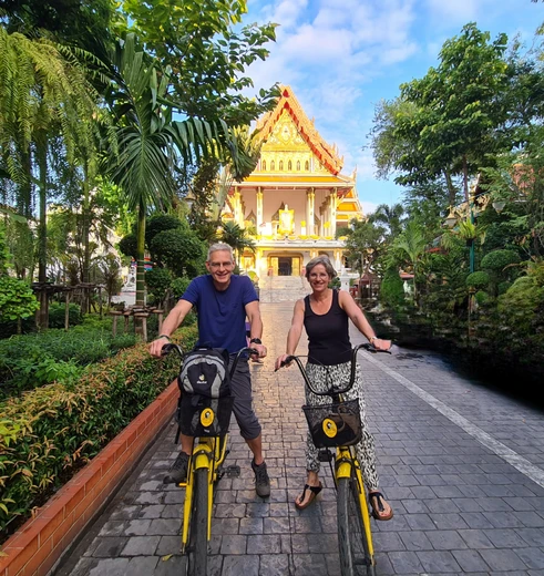 Fietsen in Bangkok
