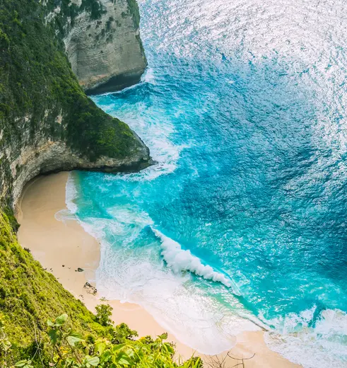 Kelingking Beach Nusa Penida, Indonesië