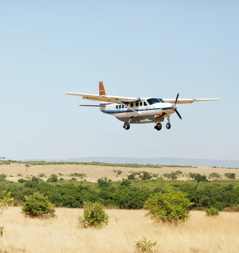 Reis door Kenia met een klein vliegtuig van Nairobi naar Masai Mara National Reserve